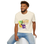 Mardi Gras Louisiana Watercolor T-Shirt — Happy Mardi Gras Celebration Tee