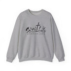 Christian 'Saved Life' Crewneck Sweatshirt — Ephesians 2:8-9 Faith Pullover