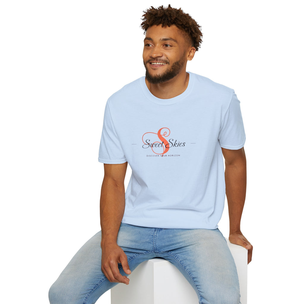 Sweet Skies Logo T-Shirt — Branded Crew Neck Tee