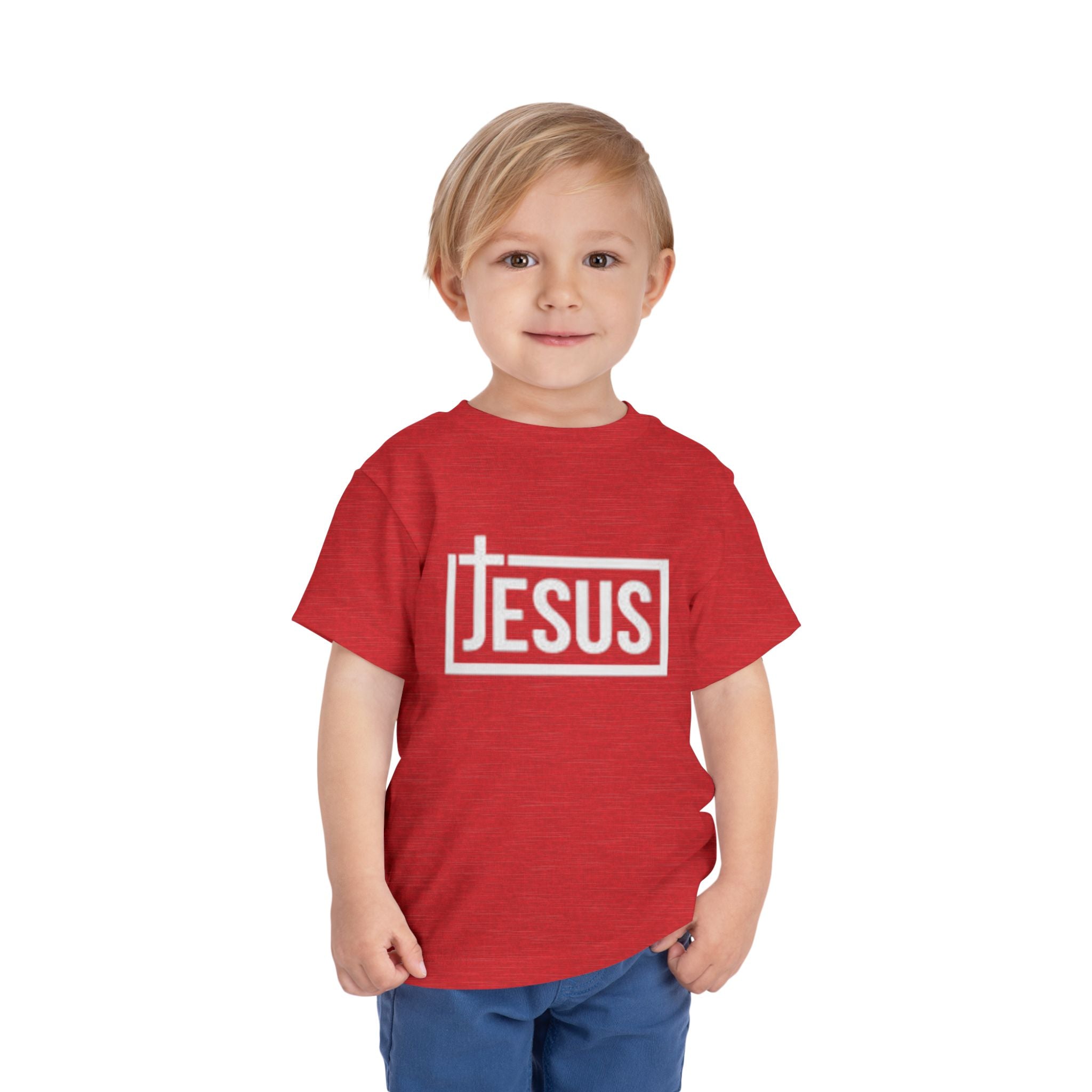 Toddler Tee - Jesus Box Logo Kids' Christian T-Shirt