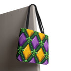 Mardi Gras Diamond Pattern Tote