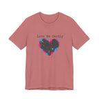Distressed Graffiti Heart Tee | grunge heart shirt, punk heart design