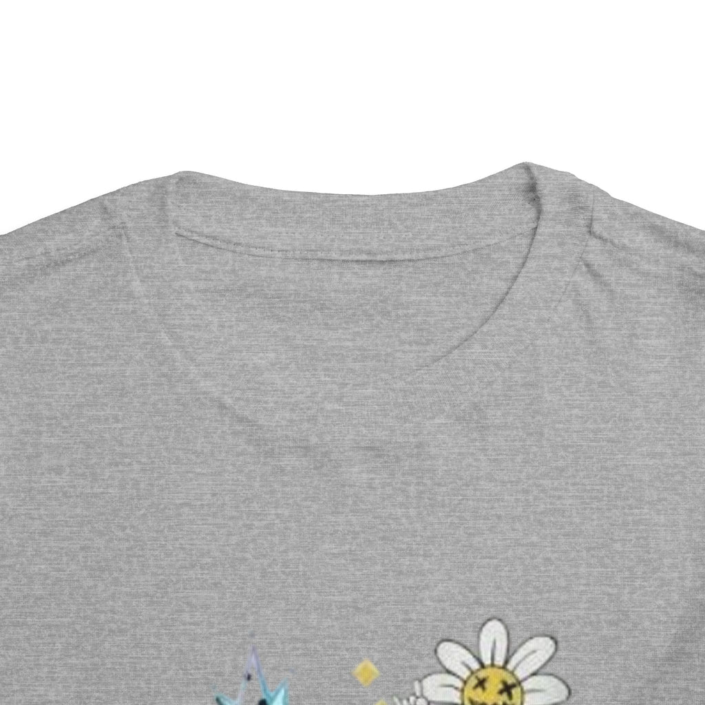 Toddler Tee - "Stay Wild" Graffiti Daisy Cute Kids T-Shirt