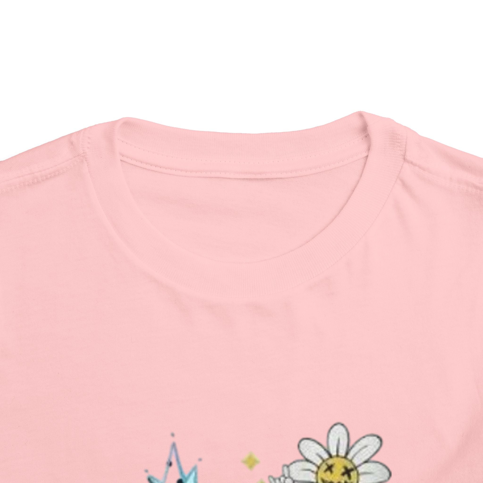 Toddler Tee - "Stay Wild" Graffiti Daisy Cute Kids T-Shirt