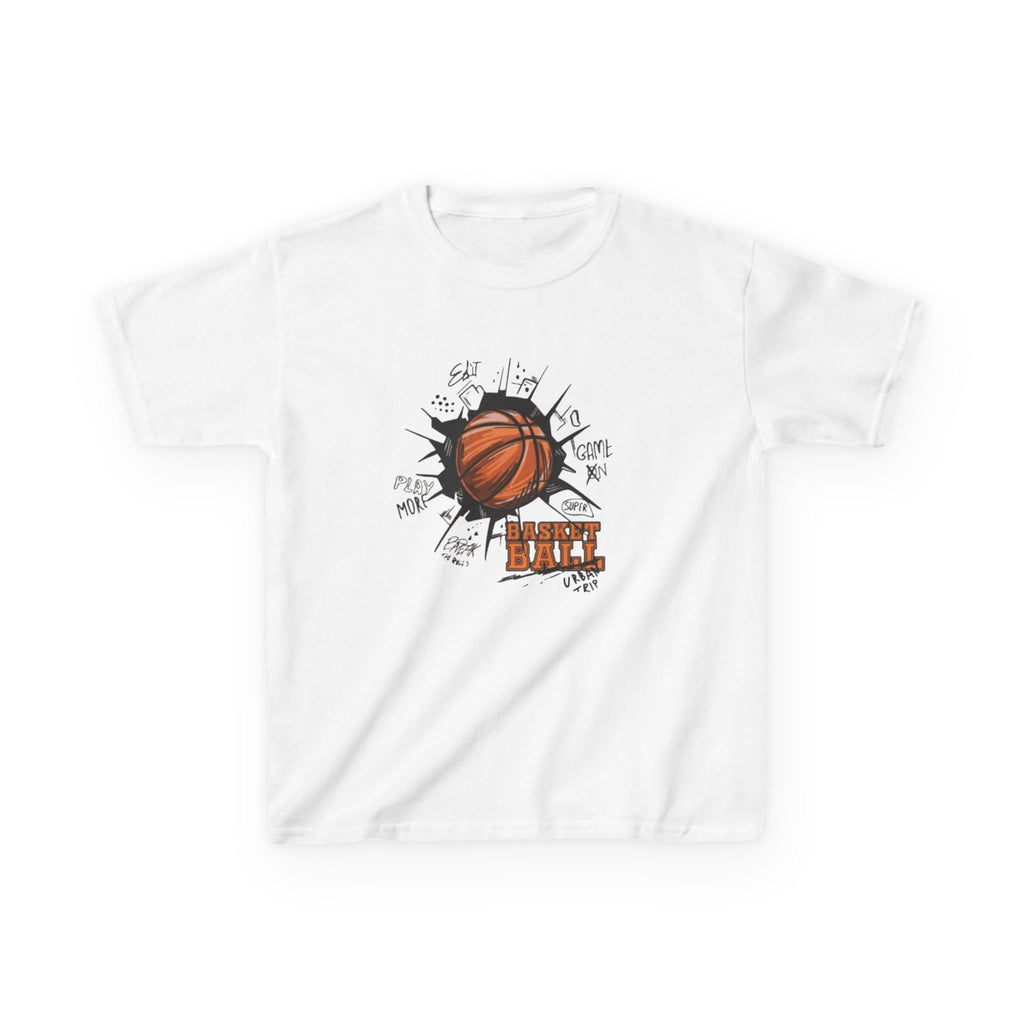 Kids Basketball Tee — Slam Dunk Graphic Shirt