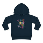 Toddler Hoodie — "God Is Good All The Time" Cute Faith Pullover