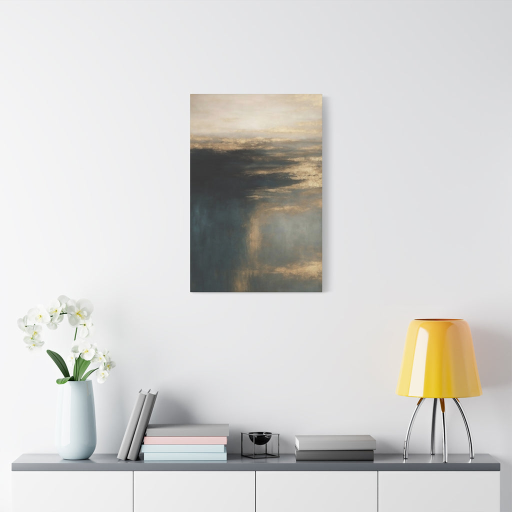 Abstract Stormy Seascape Canvas