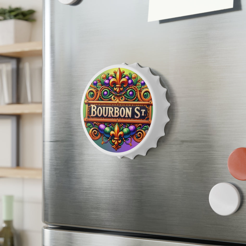 Bourbon St. Mardi Gras Bottle Opener