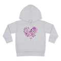 Toddler Heart Doodle Hoodie – Pink Love Icons Pullover
