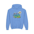 Youth Hoodie — "Stay Wild" Graffiti Daisy Streetwear