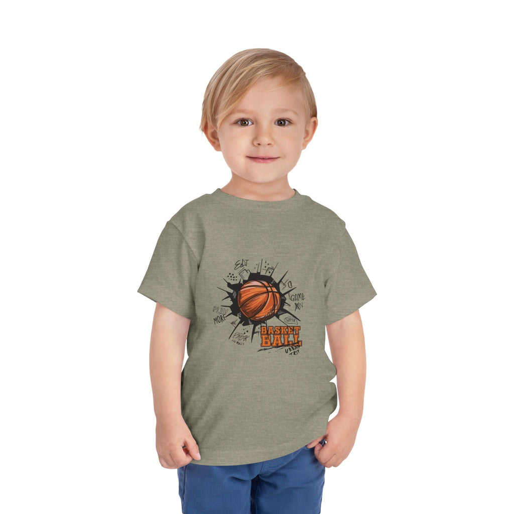 Toddler Basketball Tee - 'Future MVP' Graphic Kids Shirt