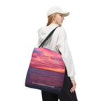 Sunset Beach Tote Bag – "Sweet Skies" Scenic All-Over Print