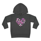 Toddler Heart Doodle Hoodie – Pink Love Icons Pullover