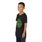 Youth Tee — Happy St. Patrick's Day Green Lettering Kids Shirt