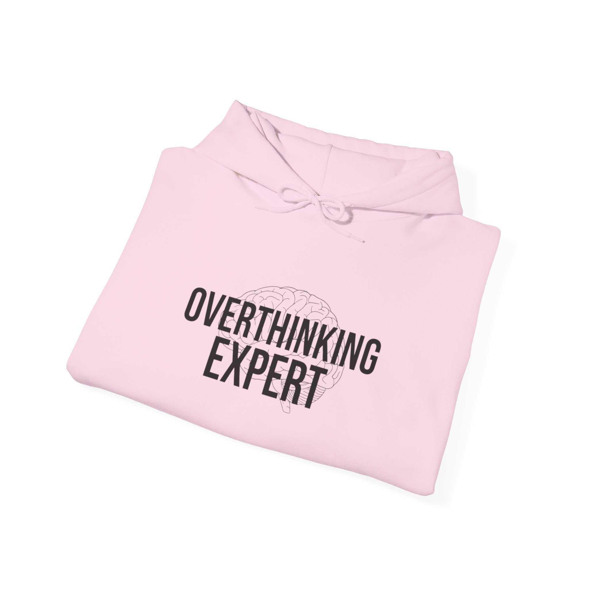 Overthinking Expert Hoodie | sarcastic sweatshirt, self-deprecating quote