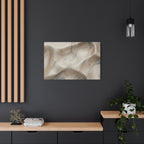 Abstract Neutral Marble Canvas Wall Art — Matte Stretched 1.25"