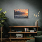 Psalm 121 Canvas Wall Art — "I Will Lift Up Mine Eyes unto the Hills" Inspirational Landscape