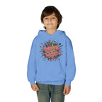 Youth Hoodie — "Embrace the Weird" Colorful Graffiti Graphic