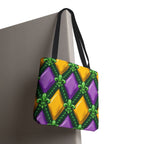Mardi Gras Diamond Pattern Tote