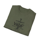 Faith T-Shirt - "WOF Woman of Faith Rooted in Christ" Christian Tee