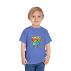 Toddler Tee — "I Have No Idea What This Is" Colorful Retro Toy Graphic
