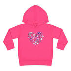 Toddler Heart Doodle Hoodie – Pink Love Icons Pullover