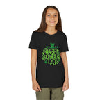 Youth Tee — Happy St. Patrick's Day Green Lettering Kids Shirt