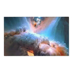 Cosmic Nebula Area Rug — Galactic Cloudscape Floor Accent