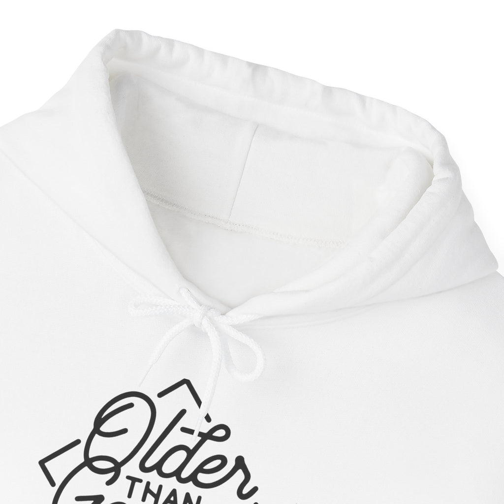 Hoodie — "Older Than Google" Vintage Script Pullover