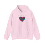 Distressed Drip Heart Hoodie | Soft Grunge Hearts, punk heart design