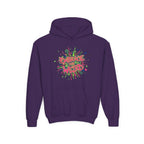 Youth Hoodie — "Embrace the Weird" Colorful Graffiti Graphic