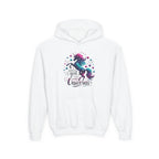 Youth Unicorn Hoodie - "Just a Girl Who Loves Unicorns" Cute Magical Kids Sweatshirt