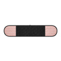 Double Oven Mitt Set - Pink Geometric Pattern Heat-Resistant Kitchen Gloves
