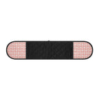 Double Oven Mitt Set - Pink Geometric Pattern Heat-Resistant Kitchen Gloves