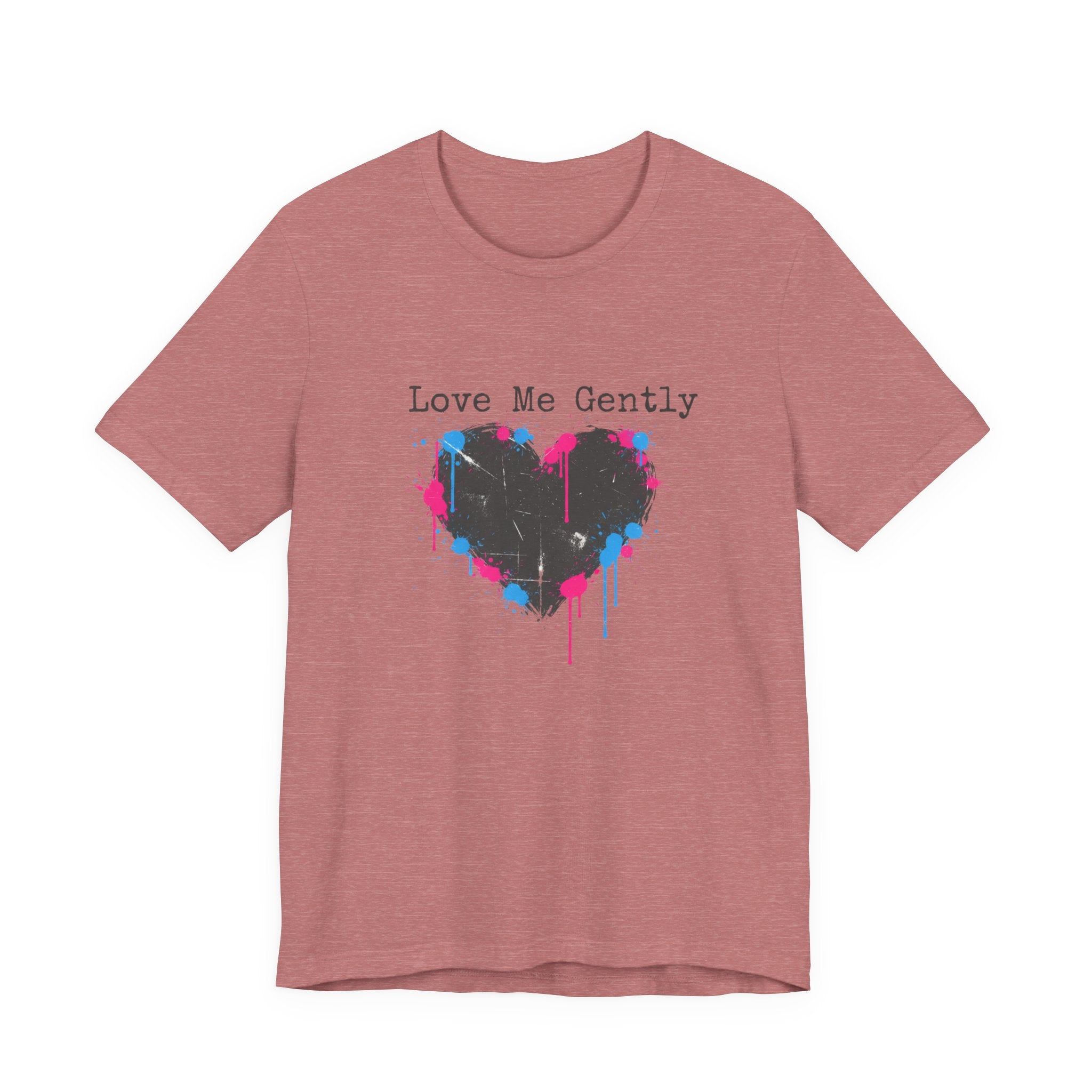 Distressed Graffiti Heart Tee | grunge heart shirt, punk heart design