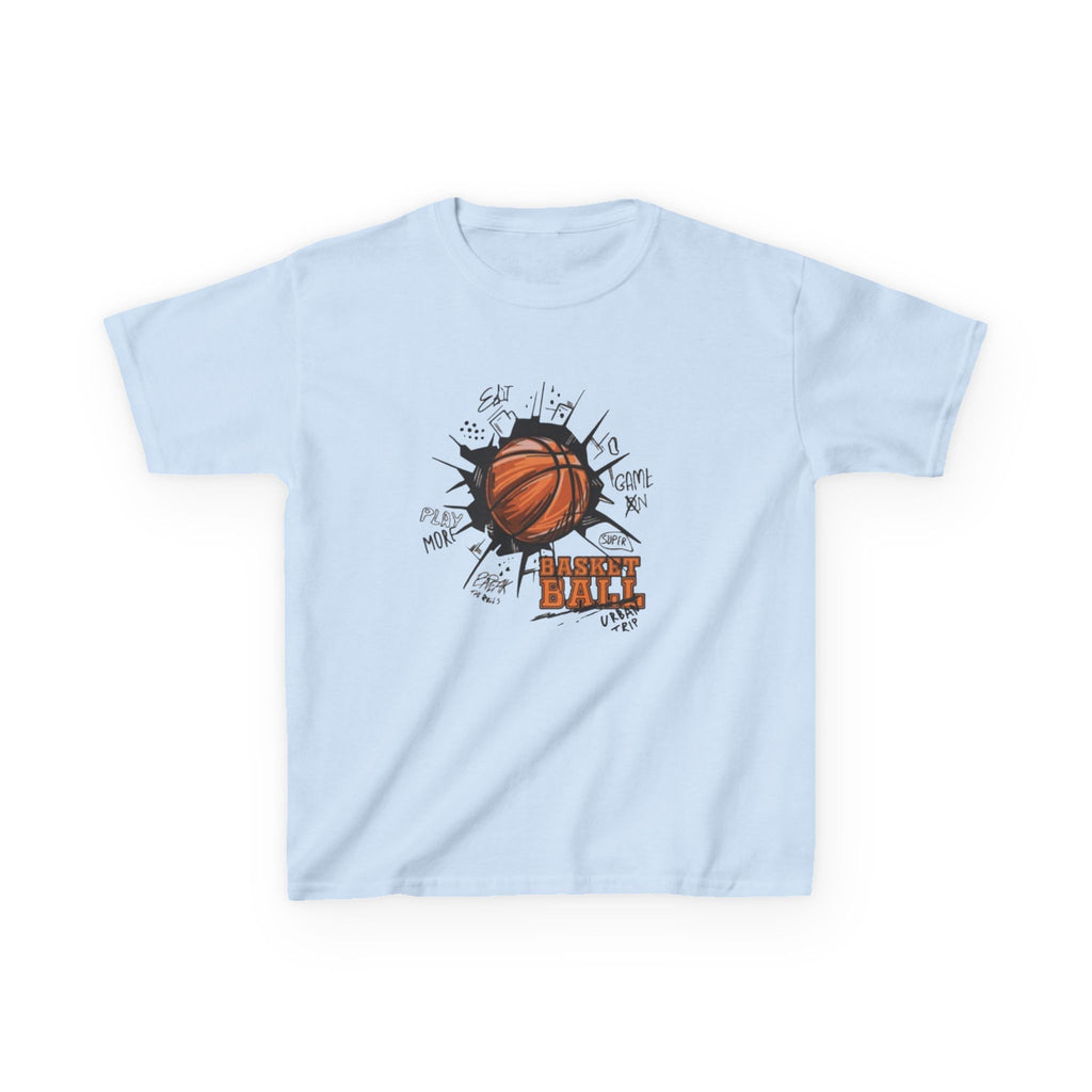 Kids Basketball Tee — Slam Dunk Graphic Shirt