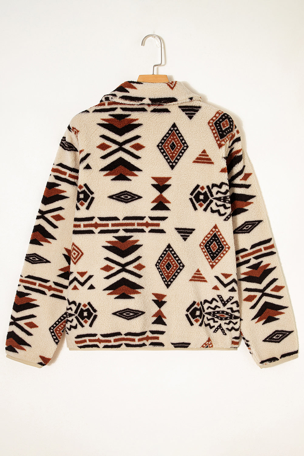 Aztec Western Plush Sweatshirt