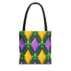 Mardi Gras Diamond Pattern Tote
