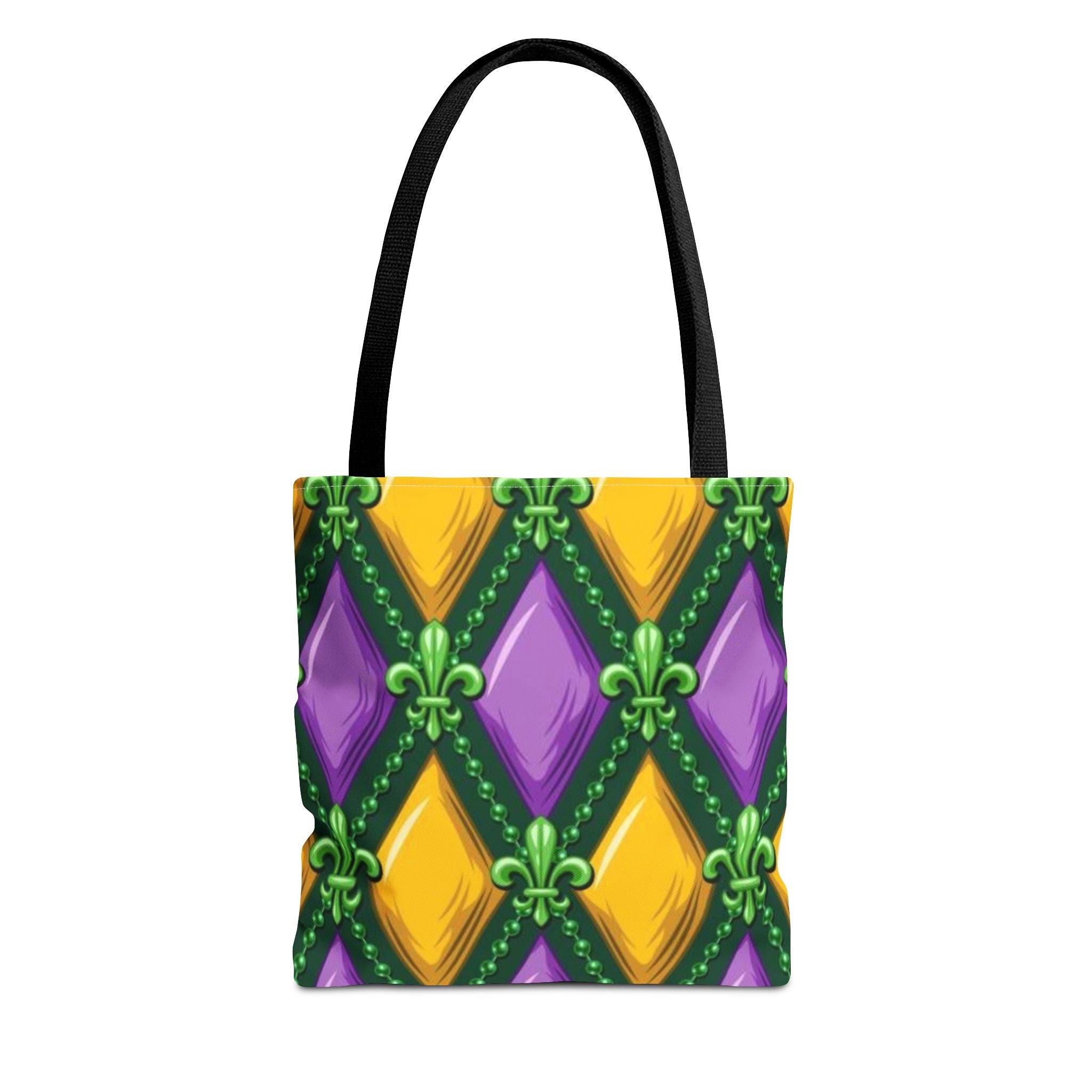Mardi Gras Diamond Pattern Tote