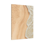 Coastal Beach Canvas Print – Sandy Shoreline Wall Art