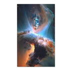 Cosmic Nebula Area Rug — Galactic Cloudscape Floor Accent