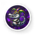 Mardi Gras Gator Bottle Opener — Jester Alligator Bead Party Design