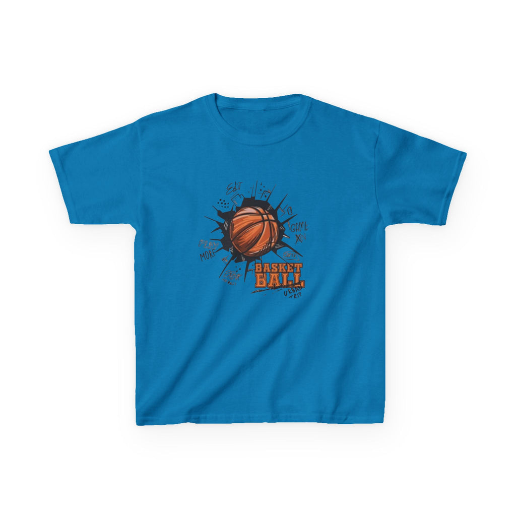 Kids Basketball Tee — Slam Dunk Graphic Shirt