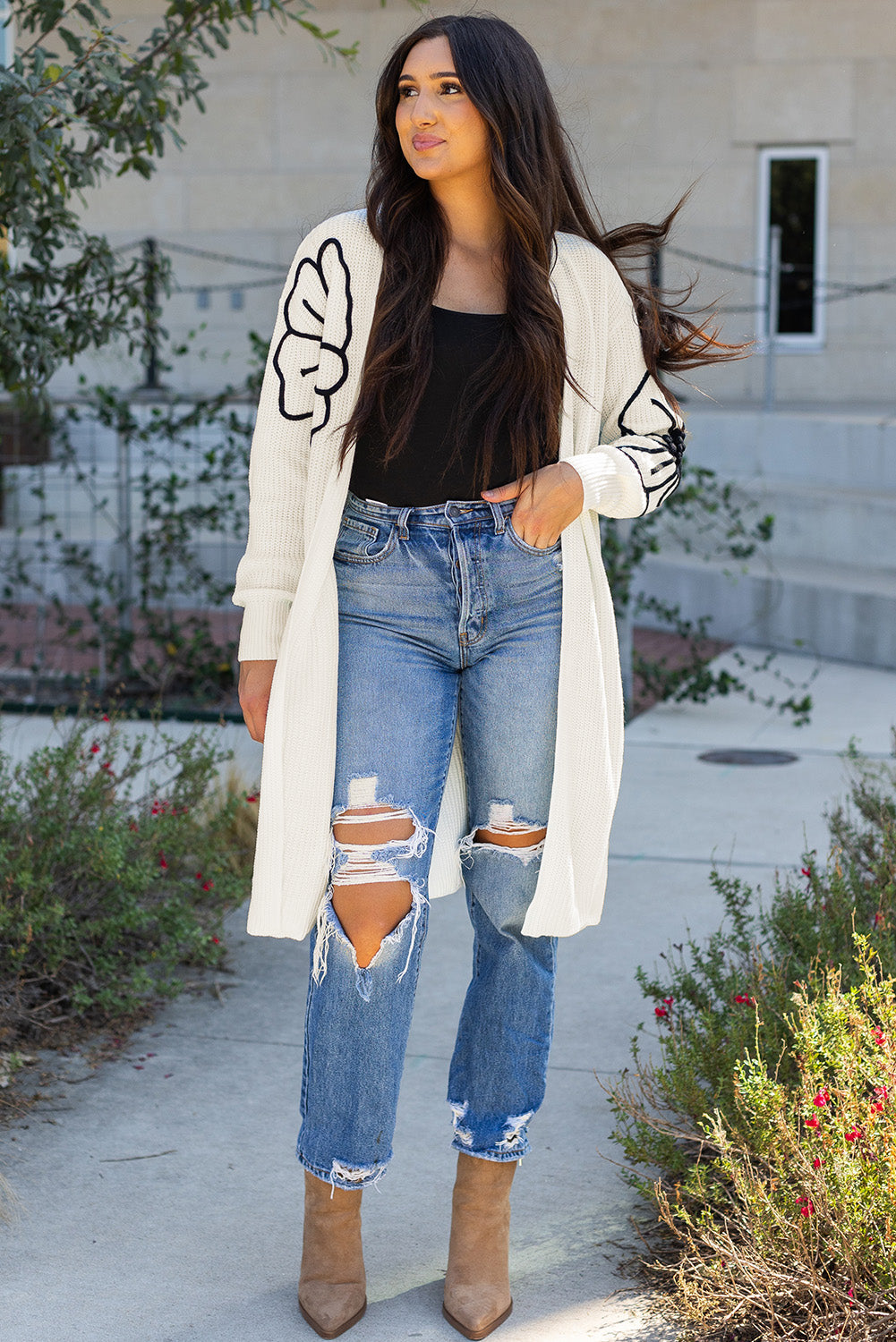 Hawaiian Flower Cardigan