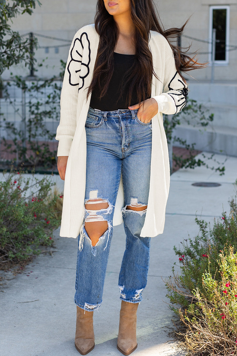 Hawaiian Flower Cardigan