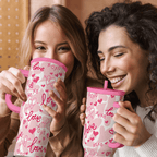 Heart Tumbler with Handle 40oz