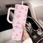 Pink Cowgirl Slidemate | Slider Tumbler with Handle 40oz