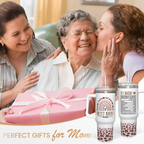 Mom Gifts for Women Mom Nutrition Facts Tumbler Stainless Steel 40oz with Handle Insulated Travel Cup Best Mom Ever Coffee Cup, Mother's Day Christmas Birthday Gifts from Son Daughter