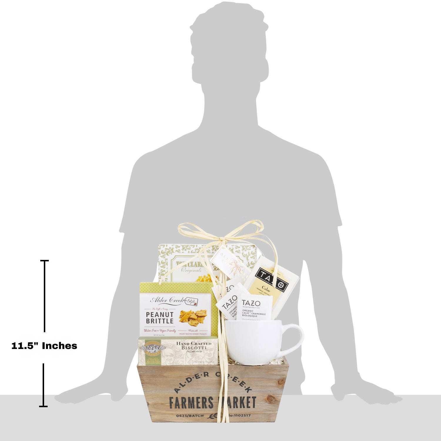 Mother's Day Serenity Tea Crate Gift Basket