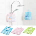 Bathroom Multifunctional Hanging Storage Mesh Bags Eco-Friendly Mesh Bath Toys Baskets For Bathroom For Storage Items